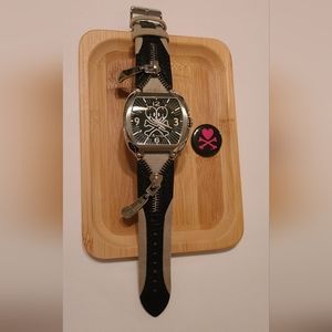 Unisex Tokidoki Zipper Watch. Preloved. Genuine Leather